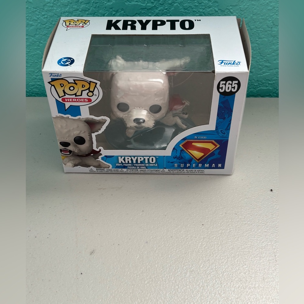 Funko Pop Heroes #565 Krypto Superman 2025 New In Box